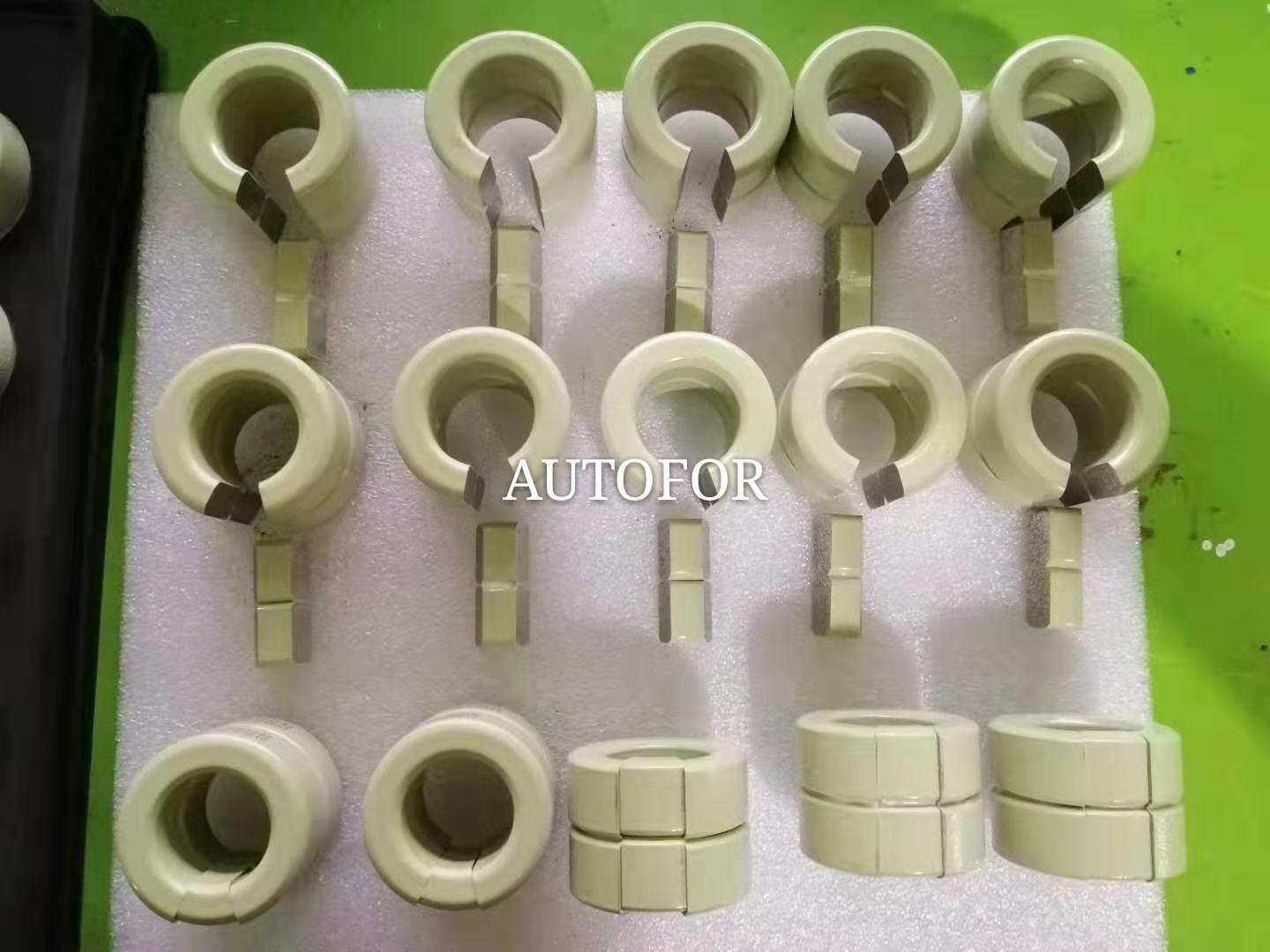 Iron Powder Cores Wheel Cutting Machine Avoid Material Burns Line Speed Adjustable