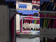 Sistem kontrol listrik apa yang digunakan untuk mesin pemotong dua stasiun?